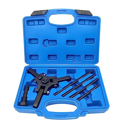 Extractor De Balanceador Armónico Herramienta De Extracción De Polea De Cigüeñal De 3 Mandíbulas Kit De Extractor De Volante Armónico Para Unidades Cuadradas De 3/8 Pulg. Para Quitar La Polea
