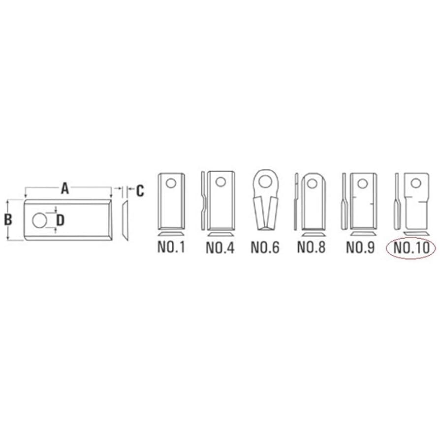 Amazon.com: RAParts Disc Mower Blade - Left Hand Fits Case