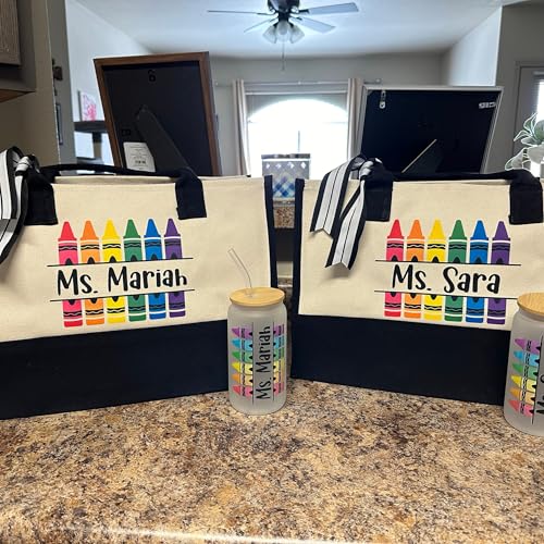 Bolso Tote personalizado para profesora miniatura 3
