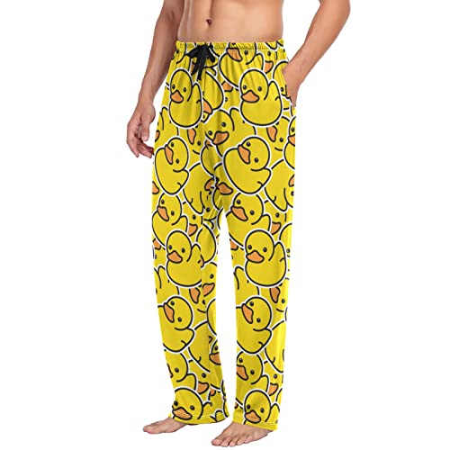 Ollabaky Men's Pajama Pants Pjs Bottoms with Pockets Sleep Lounge Pants for Men4