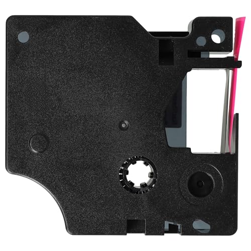 vhbw Label Tape Compatible with Dymo 5000, 2000, 5500, 4500, 3500 Label Printer 3m x 12 mm, Black on Luminous Pink - Image 3