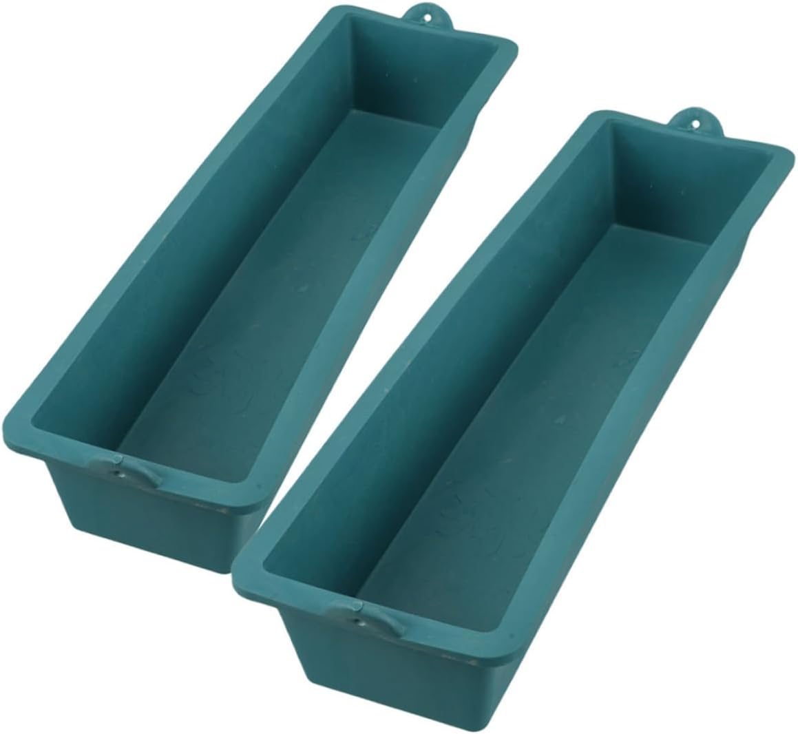 Mipcase 4pcs Robust Plastic Chicken Feeder and Waterer Farm Supplies Feed Trough for Chickens Livestock Easy to Clean