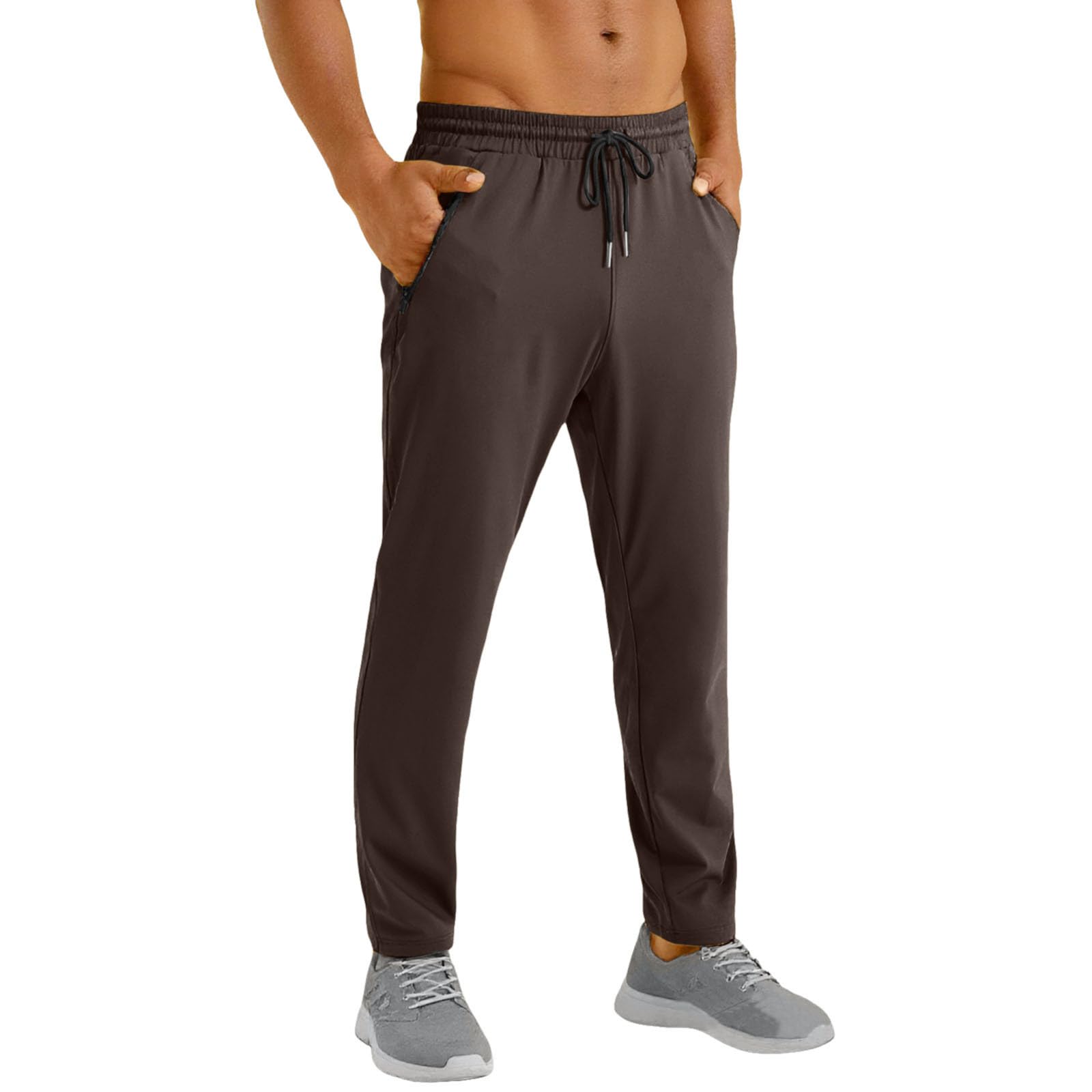 Jogginghose Trainingshose Herren Sweatpants Atmungsaktiv Pants Locker Weich Sporthose Lang Laufhose Relaxed Hosen Baumwolle Elastischer Bund Freizeithose Loose