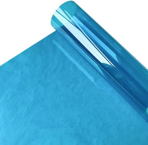 Película de tinte de ventana para el hogar, 15.75 x 47.24 pulgadas, película tintada estática para ventana, control de calor, película de bloqueo