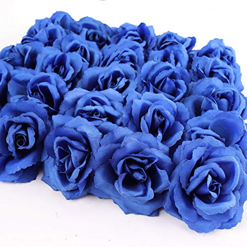 Larksilk 50-Piece Royal Rose Silk Flower Picks - Exquisite Floral Decorations for Weddings, Crafts, and Events - Artificial Flowers