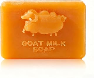 Barra de jabón de leche de cabra de avena, hi...