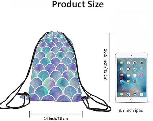 Vista 6 de Beabes Skulls - Mochila con cordón, Multi-a128