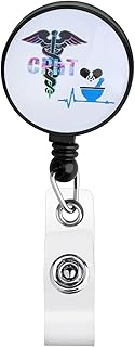 CPHT Retractable Badge Holder Reel Clip Certified Pharmacy Tech Gift Pharmacist Gift RX Pharmacist Jewelry Pharmacy Nurse Gift