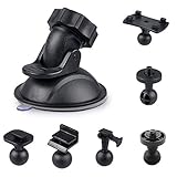 soporte para videocamara casero Fácil de instalar y quitar, salpicadero de coche/soporte de parabrisas Soporte de rotación para coche DVR GPS videocámara.