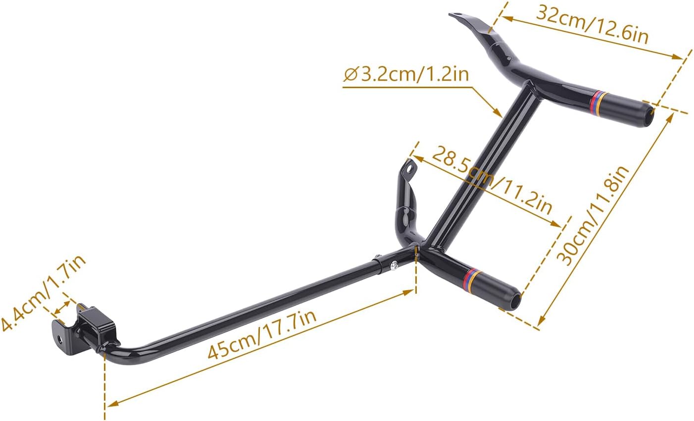 Heavy-Duty Saddlebag Guard Crash Bar for Harley Davidson Touring Street Glide Road Glide FLTRX FLHX FLHXU FLHXSE FLTRXSE FLTRXSTSE (2023-2025) Motorcycle Engine Guard Bracket