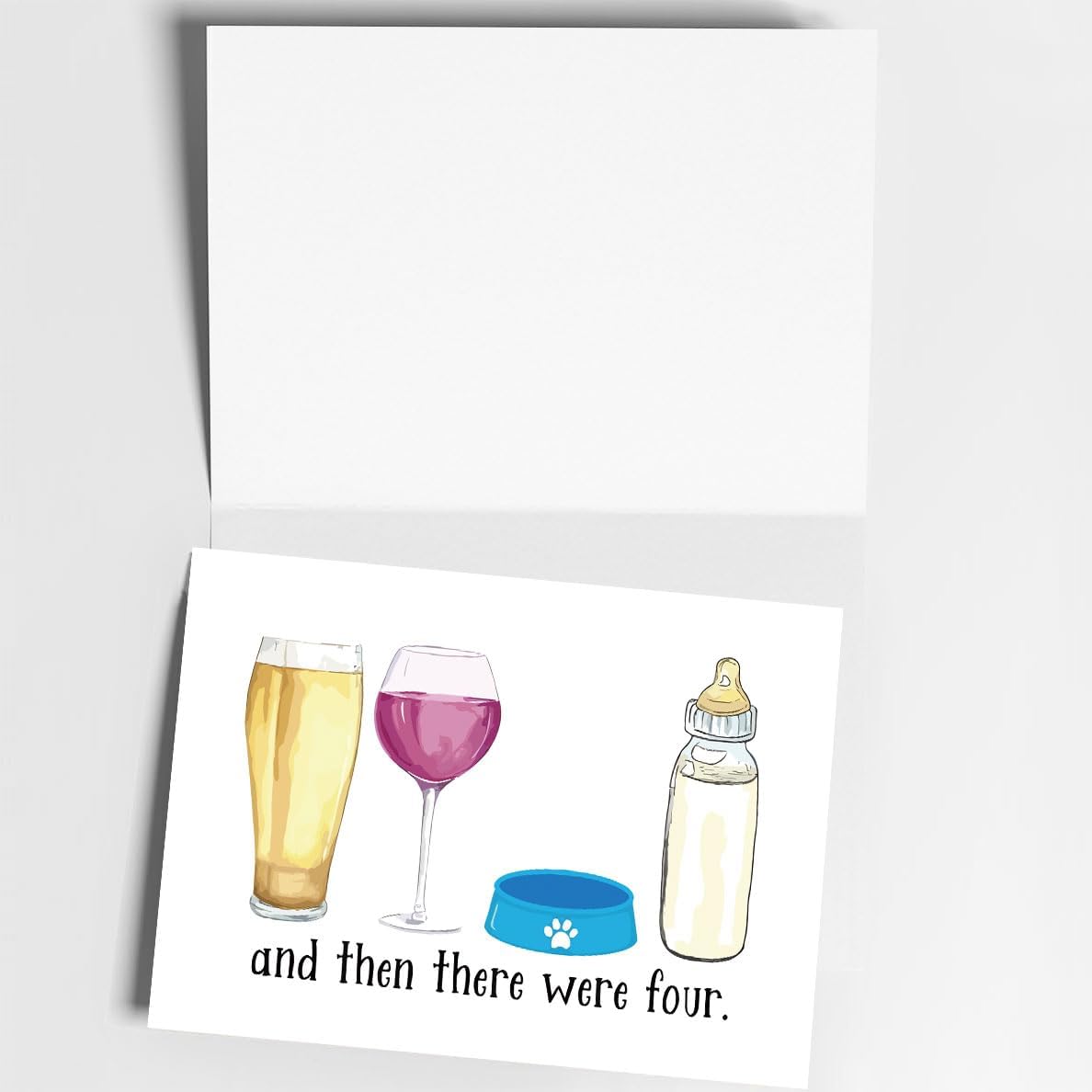 Hqulpr Lovely Baby Shower Card, Funny New Baby Congratulations Card for New Mom Dad Parents image 4
