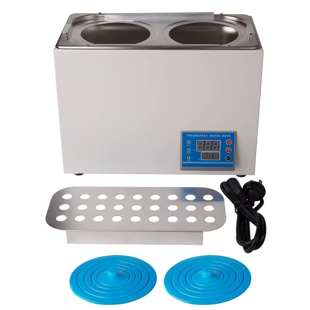 Bain-marie De Laboratoire Thermostatique Numérique Scientifique, Chauffe-eau Électrique De 600 W, Revêtement En Acier Inoxydable De 6,86 L, Bain-marie De Laboratoire Chauffage À 100 ℃,Exactitud 0,01