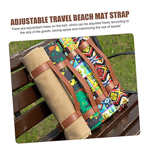 INOOMP 2 peças de piqueniques para cobertor ajustável, acampamento, festivais, viagem, praia, motoci