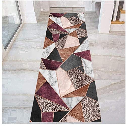 Tapis de cuisine géométrique et lavable pour un espace propre