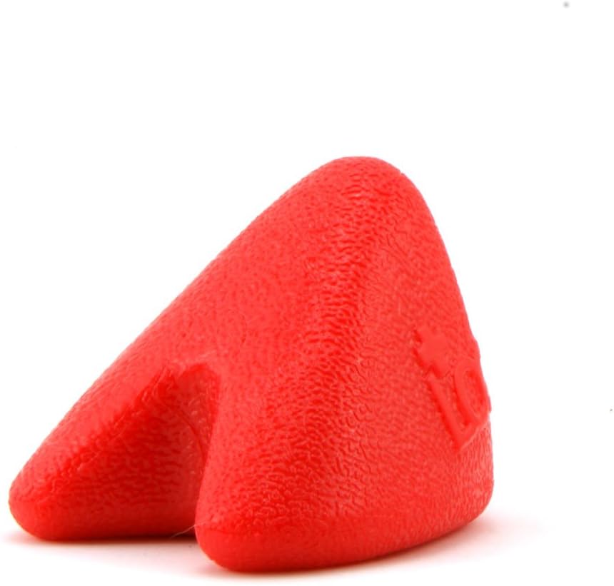 LOCKEROOM Pocket Physio Manual Muscle Trigger Triangle, Pressure Point Release, Relieve Muscle Knots and Spasms, Lightweight, Latex Free - Red, Size - 2.1in x 1.7in