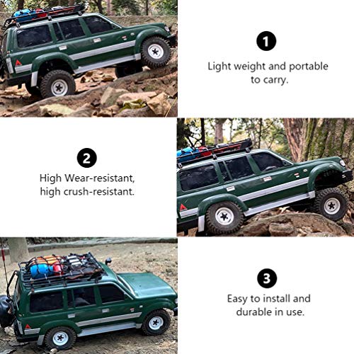 ULTECHNOVO Cubo da Roda 4Pcs Rc Escala 1:10 Controle Remoto Do Cubo da Roda Do VeÃ­culo AtualizaÃ§Ãµ