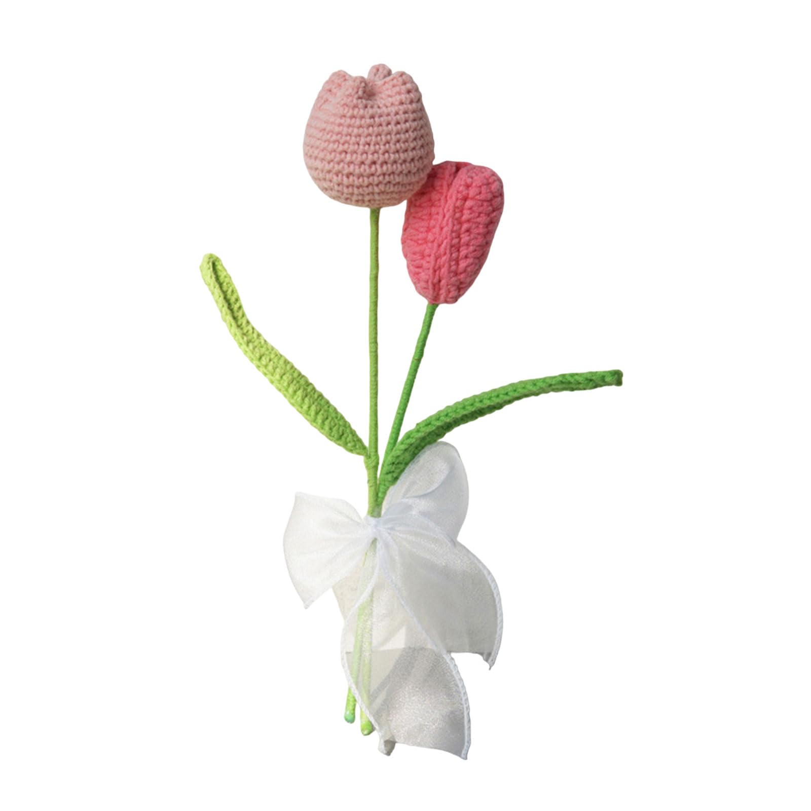 OSNIYAW Flower for Table Centerpieces Wedding Mother Day Thanskgiving, Artificial Knit Bouquet Realistic
