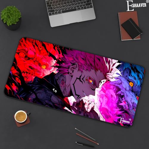 Image of Anime fearturing Large Gaming Mouse Pad, Extended Desktop Mat, 58 x 28 cm (DS 3)