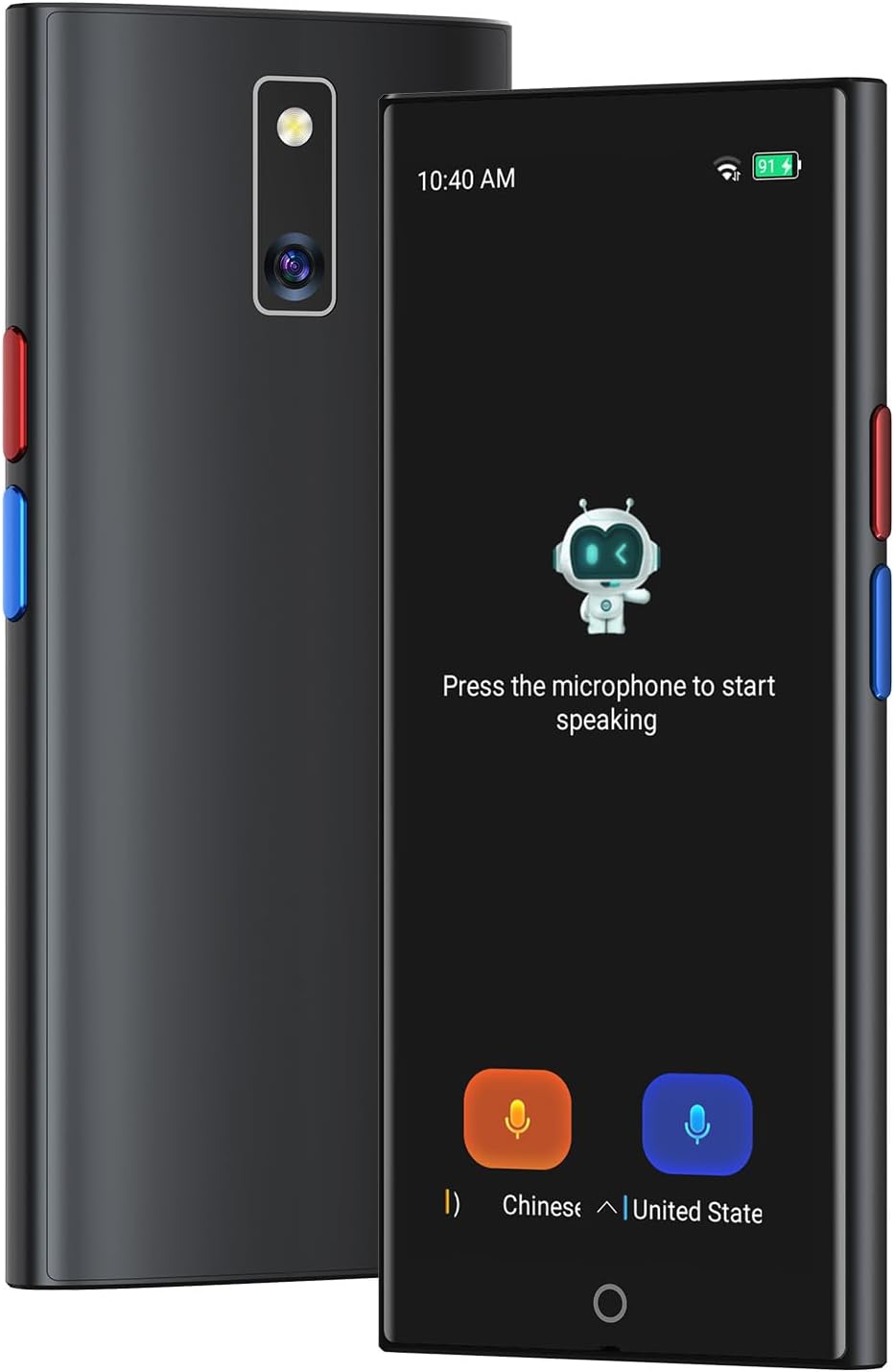 Language Translator Device, 2025 Upgraded Chip Two Way Real-Time Voice Translator, 150 Languages AI/Online/Offline/Group/Phone Translation, No WiFi Needed, 5.5″ HD Screen for Travel Business Learning