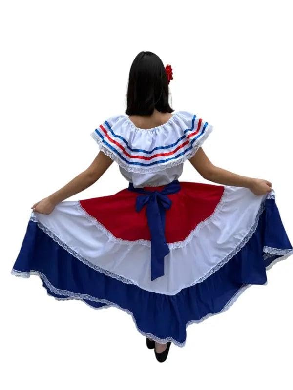 Costa Rican Traditional Women Fiesta Dress3