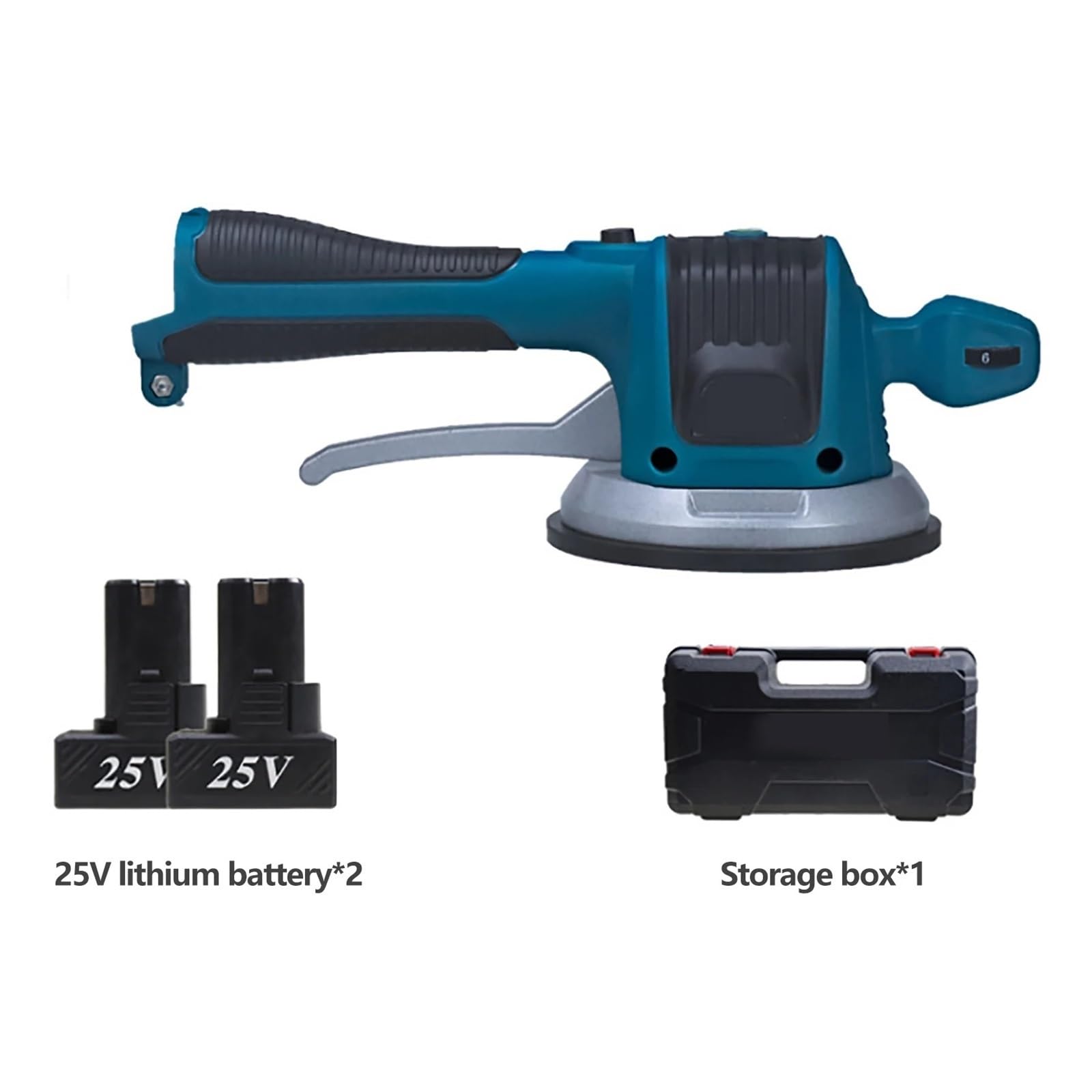 Strumento Vibrazione Piastrelle Strumento Di Livellamento Del Pavimento Con Vibrazione Della Macchina For La Posa Di Piastrelle Regolabile A 6 Velocità Da 120 Cm Con 2 Batterie