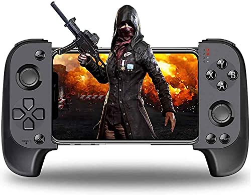 FGDFGDG Mobile Game Controller Bluetooth-Telefoncontroller für Android Wireless Mobile Controller/IOS Game Controller Spiel Spiel,Schwarz Cover