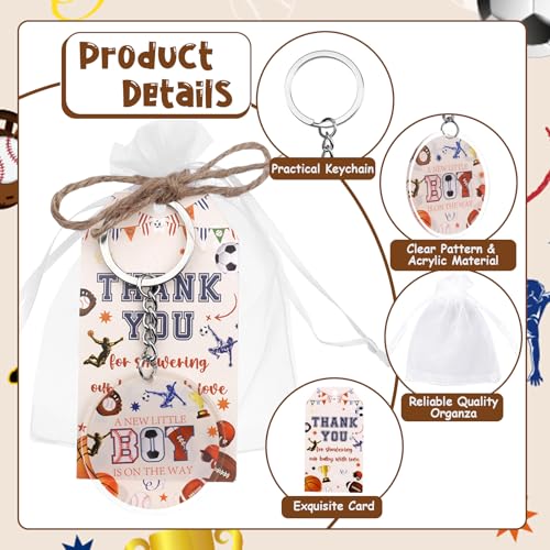 Image of Party Favors Theme Baby-Shower Keychain Set