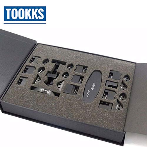 Tool Parts Upgraded 26 in 1 Gtool GB1100 iCorner Kit Corner Sidewall Bend Fix frame Repair Tool Set For iPhone 5 5S 6P 6S 6SP iPad iPod - (Color: Black)