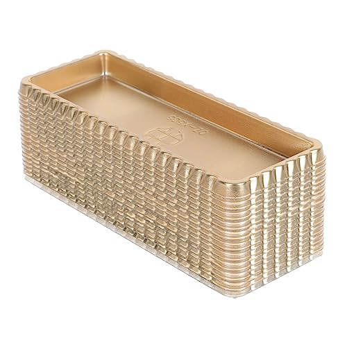 OUNONA 20pcs Sturdy Cake Base Decorative Storage Tray Mousse Pads for Dessert Display Food Grade Pet Material for Baking and Showcasing Cakes