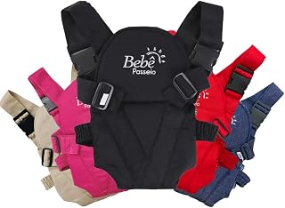 Canguru Carrega Bebê Ergonômico Passeio Suporta Até 15Kg - Bebê Passeio (Jeans)