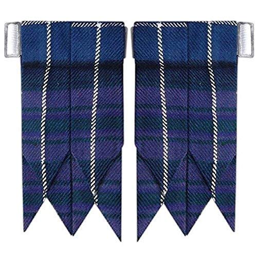 Tartan City Pride di Scozia scozzese kilt calzini Flash con fibbia pesante regolatore