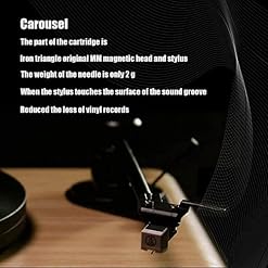 FWEOOFN Tourne-Disque, Gramophone, Platine Vinyle Tourne-Disque Prise en Charge Multi-Fonction Bluetooth Lecteur Haut… - Les Beatles, Paul McCartney, John Lennon, RIngo Starr, George Harrison FWEOOFN Tourne-Disque, Gramophone, Platine Vinyle Tourne-Disque Prise en Charge Multi-Fonction Bluetooth Lecteur Haut… – Image 3