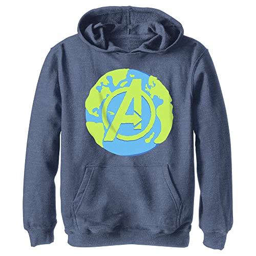 Sweat à capuche Avengers Marvel pour enfant pull chaud anti-courants d'air marine S