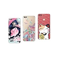 NOVAGO Compatible Huawei P20 Lot De 3 Coques Transparente Souple