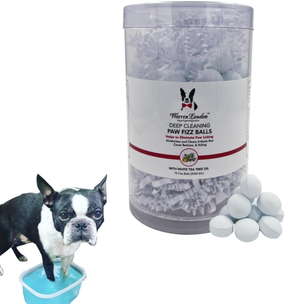 Warren London Deep Cleaning Paw Soak Soothing Itchy Paw Relief for Dogs with