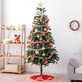 タンスのゲン クリスマスツリー 180cm 11種のオーナメント イルミネーション LED 北欧 おしゃれ Christmas tree 180 16910004(79725)