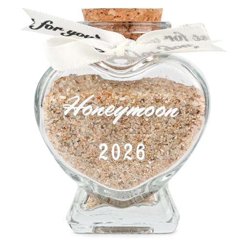 HSXIANG Tarro de recuerdo de arena de luna de miel 2024 – Regalo de recuerdo de luna de miel para recién casados – Ideas de regalo de viaje para novia o pareja recién casada (con caja de regalo) HSXIANG Tarro de recuerdo de arena de luna de miel 2024 – Regalo de recuerdo de luna de miel para recién casados – Ideas de regalo de viaje para novia o pareja recién casada (con caja de regalo)