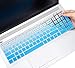 Keyboard Cover Compatible HP 2019 Premium Pavilion 15.6 Inch/HP Pavilion X360 15.6" / HP Envy X360 15.6" / HP Envy 17.3" 17M 17-BS 17-BW Series(with Squared Edge), Ombre Blue