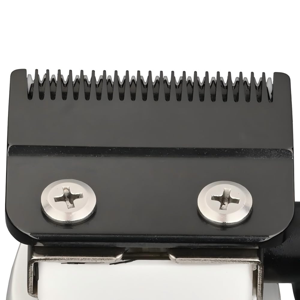 WMARK Kit Profesional de Barbero de Aleación de Zinc 3 en 1 - Ajuste de 3 Velocidades con Pantalla Digital (Velocidad/RPM/Potencia) y Recordatorios Inteligentes (Engrasado/Sobrecalentamiento
