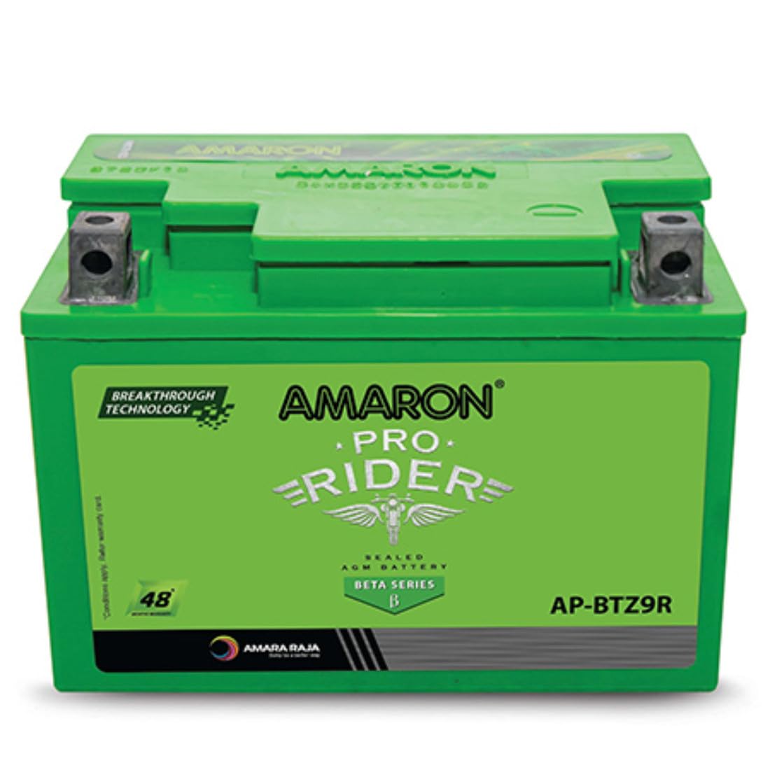 Amaron Pro Bike Rider Battery -BETA Series-BTZ9R with Warranty- 48 Months (24 Months Free + 24 Months Pro Rata), 12 Volt-image-34