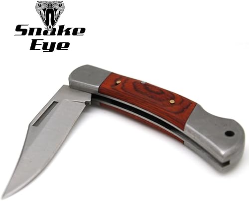 Miniatura 3 de Snake Eye Tactical Lock Back - Cuchillo de bolsillo plegable con mango bellamente diseñado (pequeño)