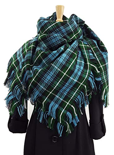 The Celtic Croft Lamont Homespun Tartan Shawl3