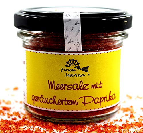 Meersalz mit geräuchertem Paprika 90g aus der Finca Marina Gewürzmanufaktur Cover