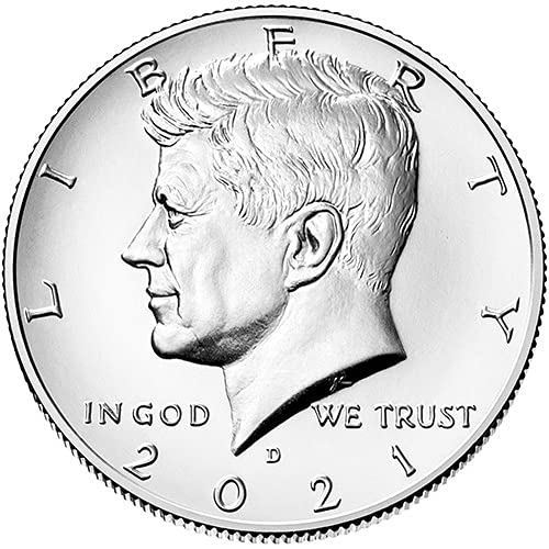 2021 D BU Kennedy Half Dollar Choice Uncirculated US Mint Thumbnail