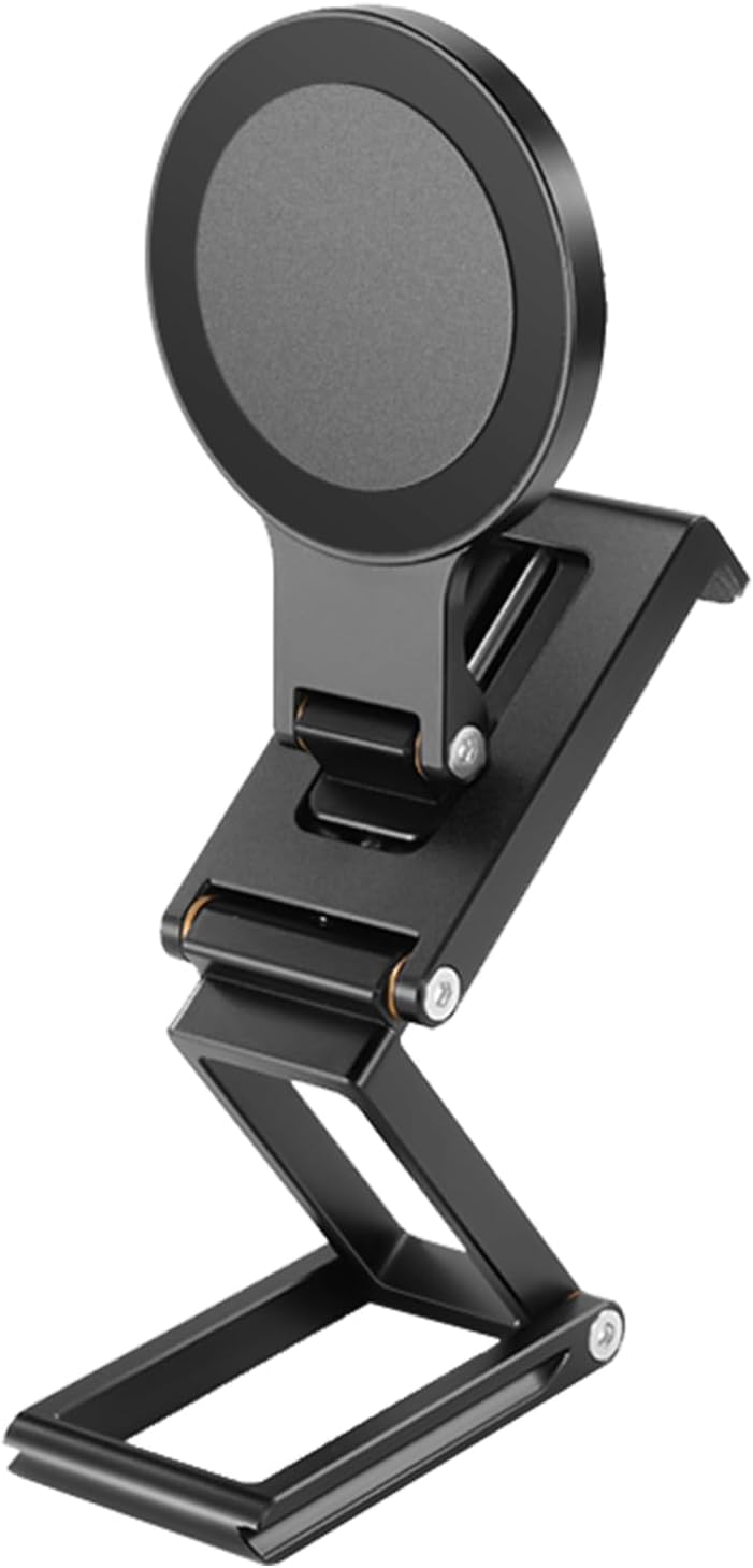 NEEWER Smartphone Stand for Display & Macbook & iPhone Tri-Fold Magnetic Monitor Smartphone Clamp with Arca Base Interlocking Camera Mount Continuity Camera Mount Cell Phone Holder Smartphone Stand