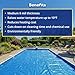 In The Swim 24' Standard Blue Round Solar Pool Cover 8 Mil for Solar Heating Above Ground Pools and Inground Pools