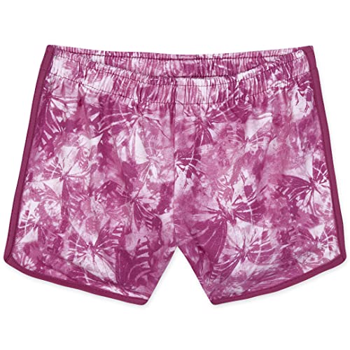 Shorts Meia malha stretch estampada, Marisol Play, meninas, Pink, 16