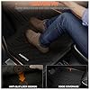 All Weather Floor Mats Cargo Liner for 2026 Honda Passport RTL/TrailSport, TPE Rubber Floor Liners Anti-Slip Full Set Automotive Mats for 2026 Passport Accessories