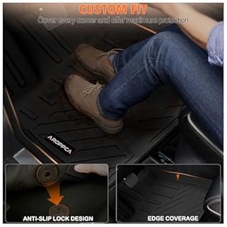 All Weather Floor Mats Cargo Liner for 2026 Honda Passport RTL/TrailSport, TPE Rubber Floor Liners Anti-Slip Full Set Automotive Mats for 2026 Passport Accessories
