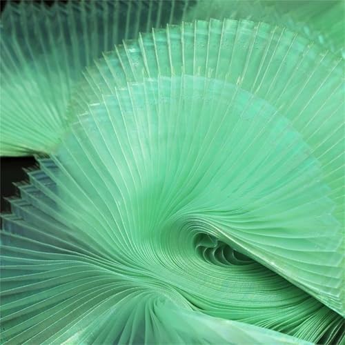 Tissu en polyester plissé sirène pour une décoration de scène captivante